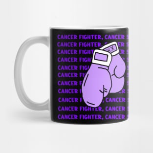 Purple Cancer Fighter, Cancer Survivor Mug